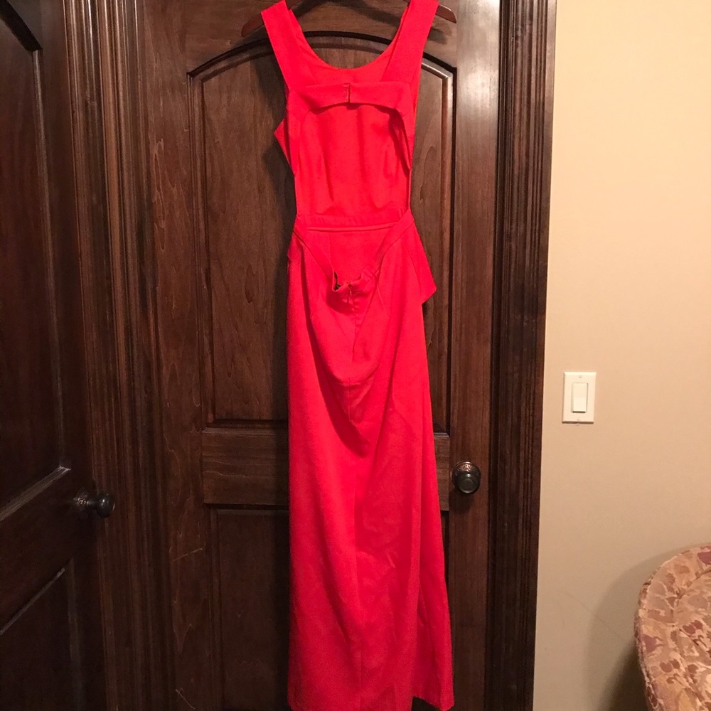 BCBG RED PROM/LONG DRESS - Picture 7 of 7